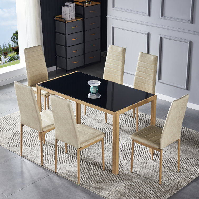 Beulah 7 piece online dining set